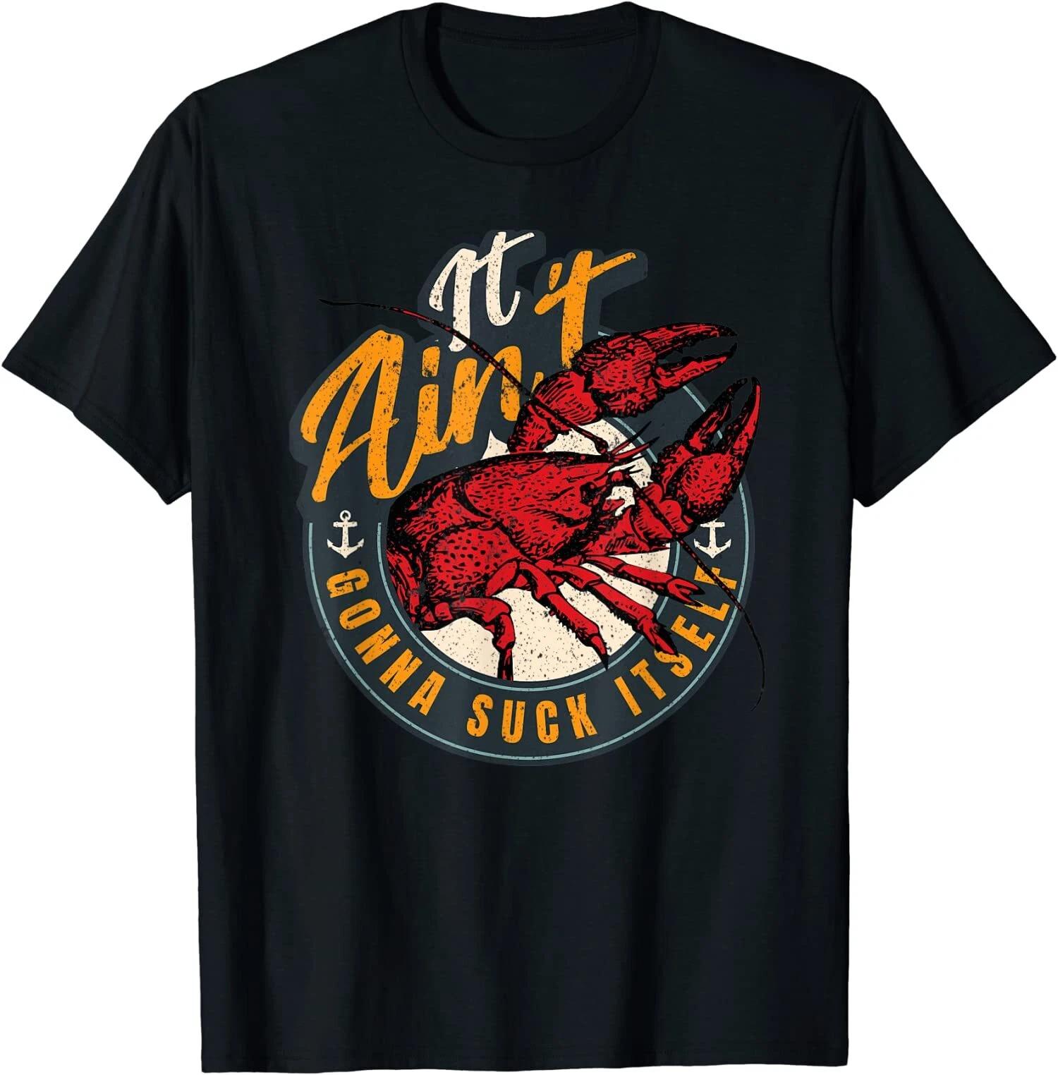 NEW LIMITED Crawfish Boil Funny Suck Itself Bayou Cajun Seafood Festival T-Shirt XXL