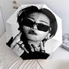 Seonghwa Pattern, Automatic Folding Umbrella, Portable and Foldable Design, 8 Ribs, a Christmas or Birthday Gift.