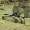 Tow Behind Landscape Rake 60" Lawn Dethatcher Rake with 21 Steel Tines