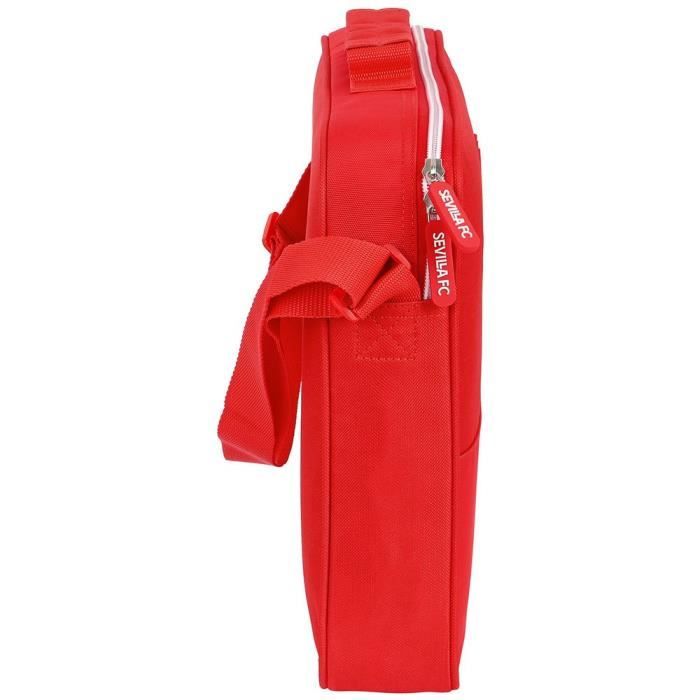 Portefeuille extrascolaire de Séville FC - SAFTA - Rouge - Polyester résistant - 38 cm x 28 cm x 6 cm