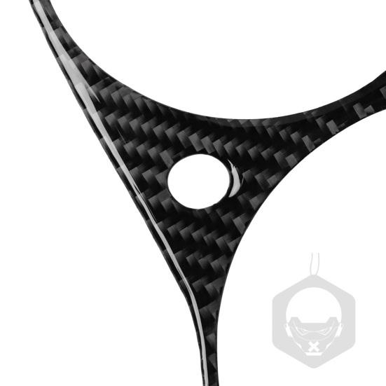 Black Carbon Fiber Speedometer Sticker Cover Trim Car Interior Decor for Nissan 350Z 2003-2009