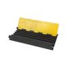 PVC Cable Trunking Board - Indoor/Outdoor Floor Duct Cover & Wire Protection Channel with Rubber Speed Bump