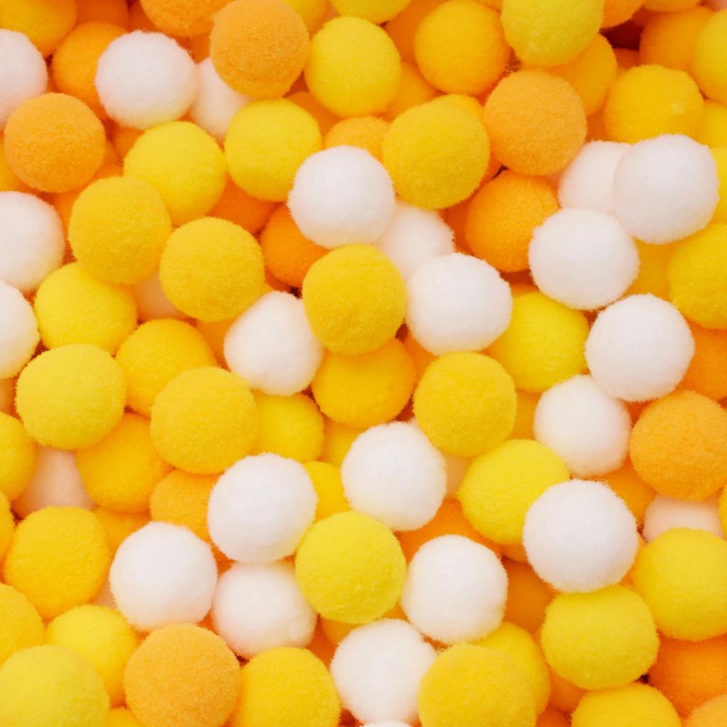 20-200 Stück Bunte Pompon-Plüschbälle Gemischte Farbe Kreatives Kinder-Handarbeitsmaterial Glitzer-Schaumstoffball DIY Bastelbedarf