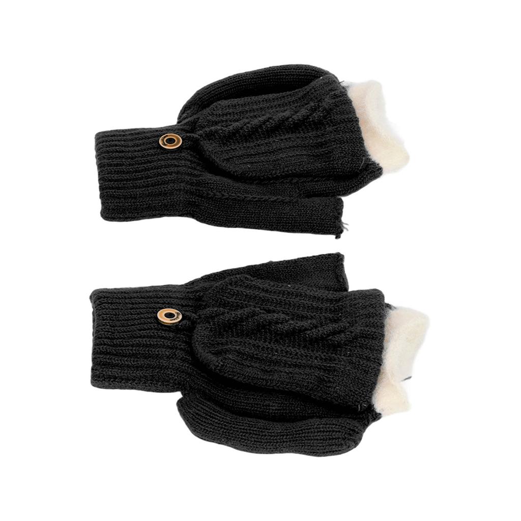 2 PEÇAS Luvas Aquecidas por USB Luvas de Tricô com Aquecimento Dupla Face Temperatura Luvas Térmicas