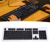 104PCS Keycaps Set ABS Korean Keyboard Keycaps Replacement for 61 64 68 84 87 96 98 100 104 Mechanical Keyboards