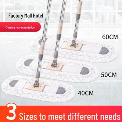 Hands-Free Rotating Dual-Use Flat Mop for Wood and Tile Floors