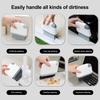 2-in-1 Window Slot Cleaning Brush Portable Door Groove Hair Grip Brushes Tight Gap Cleaner Brush for Household Deep Cleaning