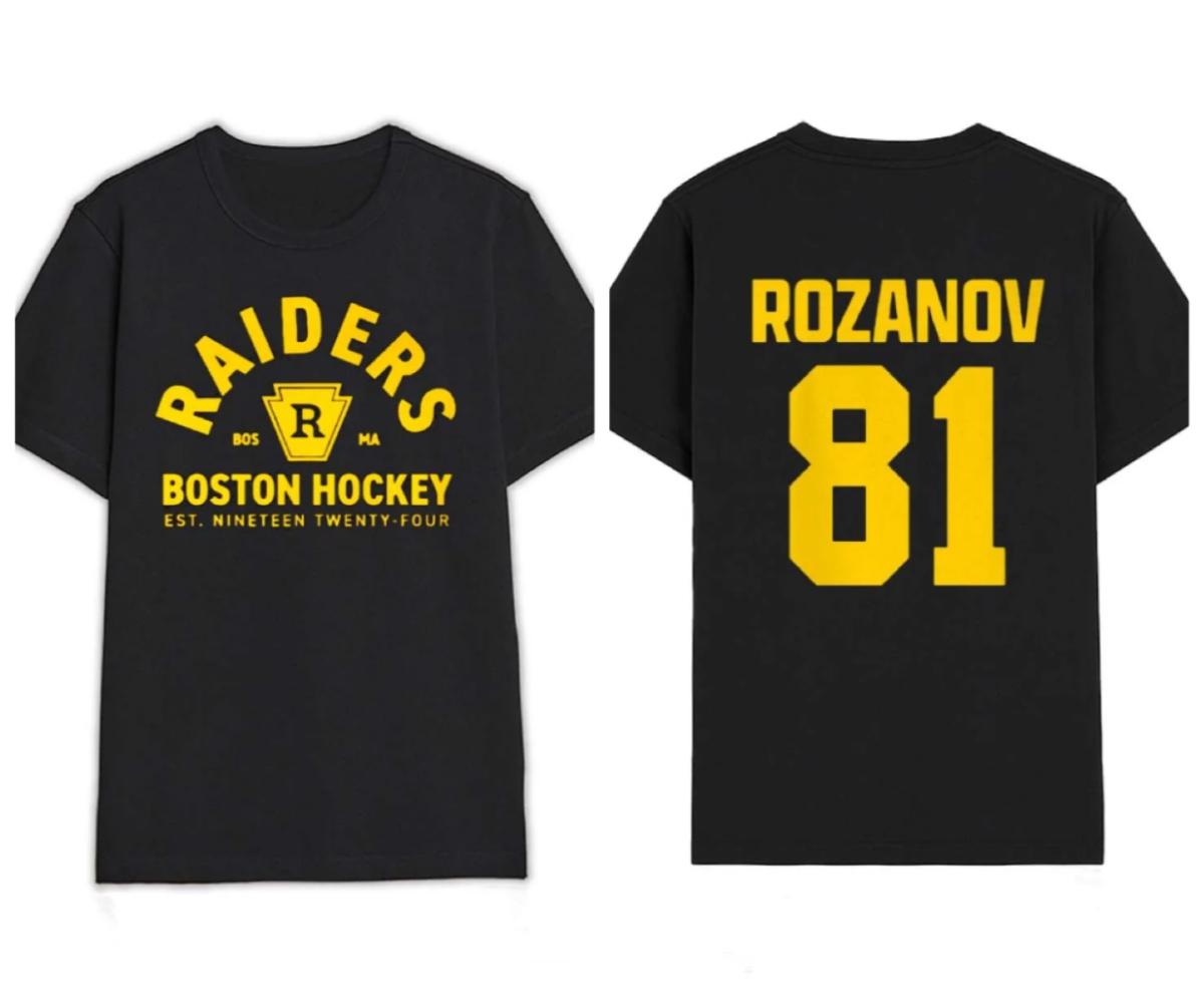 

Heated Rivalry Boston Predators Ice Hockey Team Pattern Tshirt War Souvenir Ilya Rozanov 81 Cotton Mens Tshirt Street Y2K 4XL