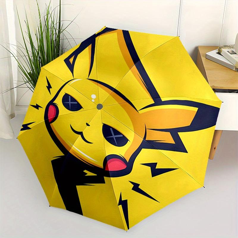 1pz Ombrello Elettrico Automatico Apri/Chiudi Pikachu, Robusto Telaio in Ferro, Ombrello da Viaggio Compatto - Regalo Perfetto per Donne, Uomini, a0829122
