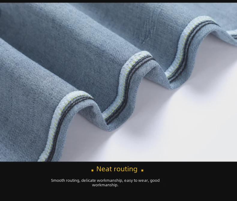 “Jeans Elásticos Slim Fit para Hombre 2024: Estilo Coreano de Moda para Primavera y Otoño”