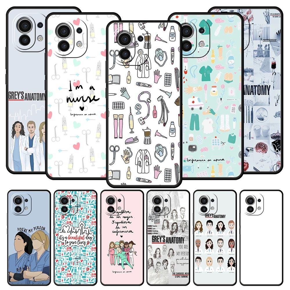 Greys Anatomy Phone Case Cover for Xiaomi Mi 17 15 14 13 12 11 Ultra 15T 14T 13T 12T 11T Pro Lite 5G Soft TPU Shell Fundas Capas