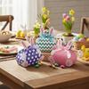 Unique Rabbit Shape Easter Paper Candy Box Large Capacity Empty Bunny Candy Box Colorful Easter Gift Box Birthday Party
