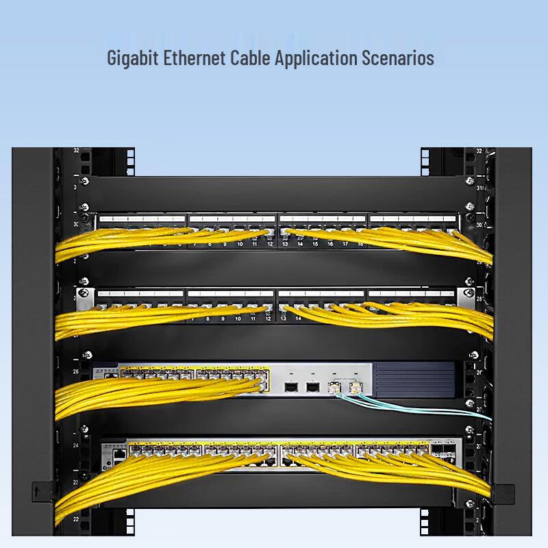 HAILE Kabel krosowy Gigabit Ethernet Cat 6 z czystej miedzi