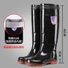 Camouflage Extra High Tube Over the Knee Men's Rain Shoes Plus High Long Tube Rubber Shoes Water Shoes Non-slip Work Fishing Men's Water Boots