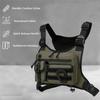 Adjustable Running Vest Pack Waterproof EDC Chest Pack Rig Fishing Vest  Men and Women