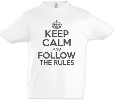 Bleib ruhig und folge den Regeln Kinder Jungen T-Shirt Lustiger Anwalt Anwalt-