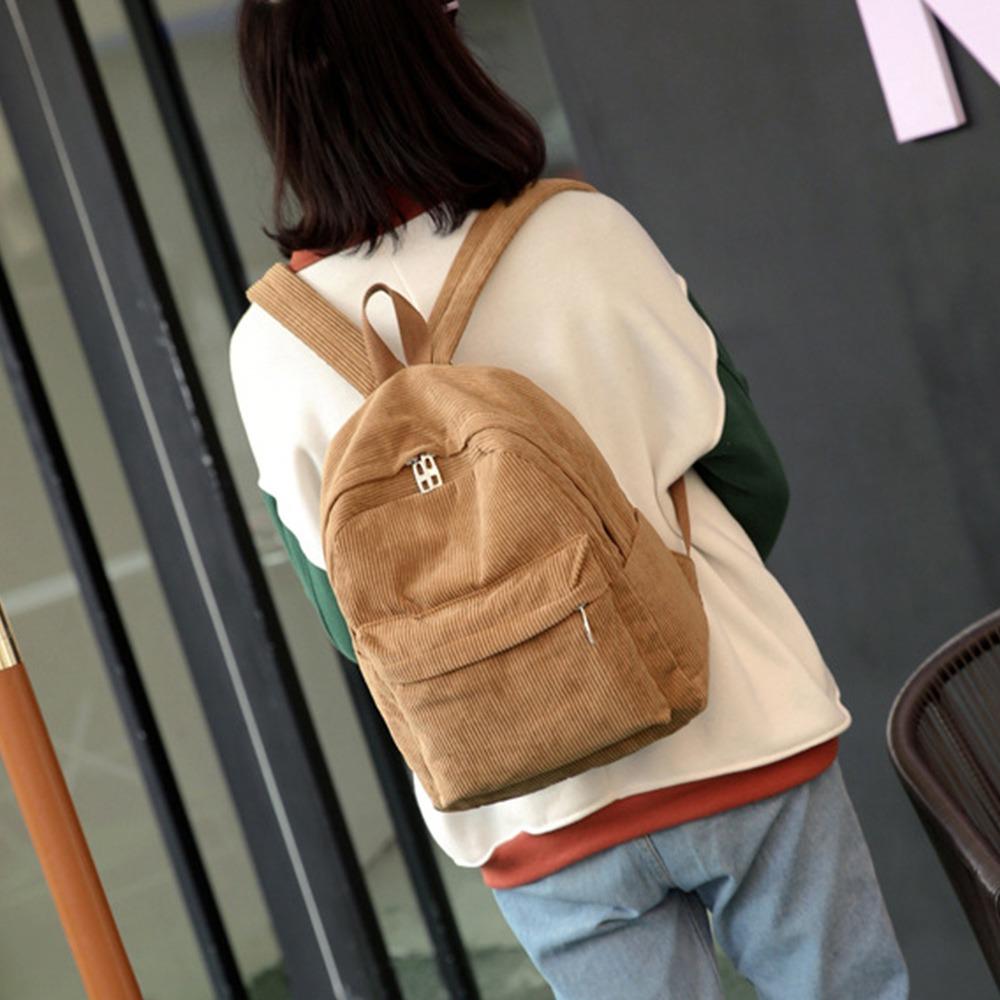 Women's Handbag and Backpack Fashion Women School Backpack Pure Color Women Backpack Teenger Girl School Bags Female Mochila Bagpack Pack