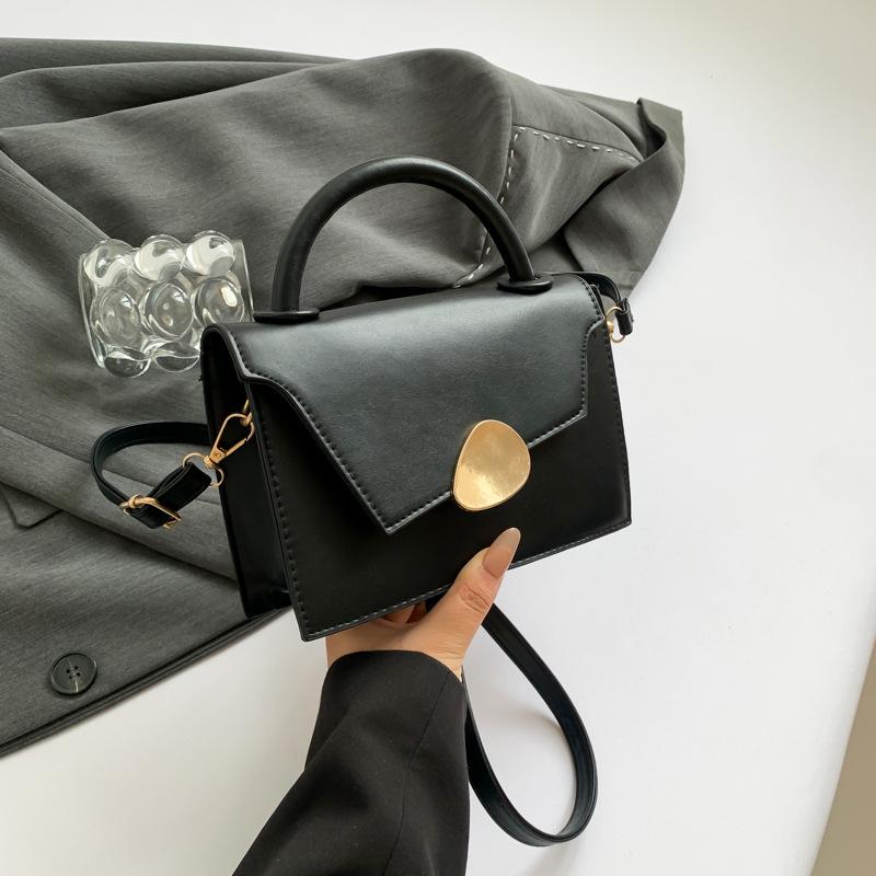 Сумка Женская Повседневная Простая Сумка Через Плечо Модный Тренд Сумка 2025 Лето Новый Тренд Корейская Версия Сумка Мессенджер чёрный