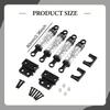 1/12 RC Car Shock Absorber Damper Kit Easy Installation Lightweight Remote Control Model Parts