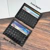 Men'S Credit Card Holder Cards Casual Id Holders Pu Leather Id Card Case Slim Multi-Slot Holder For Bank Credit Cards