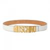 Moschino Mens Logo Leather Belt