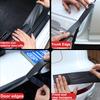 Protector de Umbral de Coche de Fibra de Carbono 3D Impermeable Antiarañazos Pegatina Negra Nano para Carrocería de Coche Película Protectora Automotriz DIY