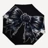 1pc Gothic Bow Automatic Open/Close Umbrella, Lightweight for Women/Men, Perfect Gift - for Everyday or Holiday Eventsyy251127092