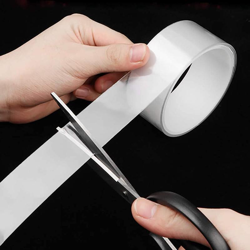 1PC 3cmx5m Car Anti Scratch Door Protector Stickers Transparent Nano Tape Auto Trunk Sill Scuff Protector Film Bumper Door Edge Protective