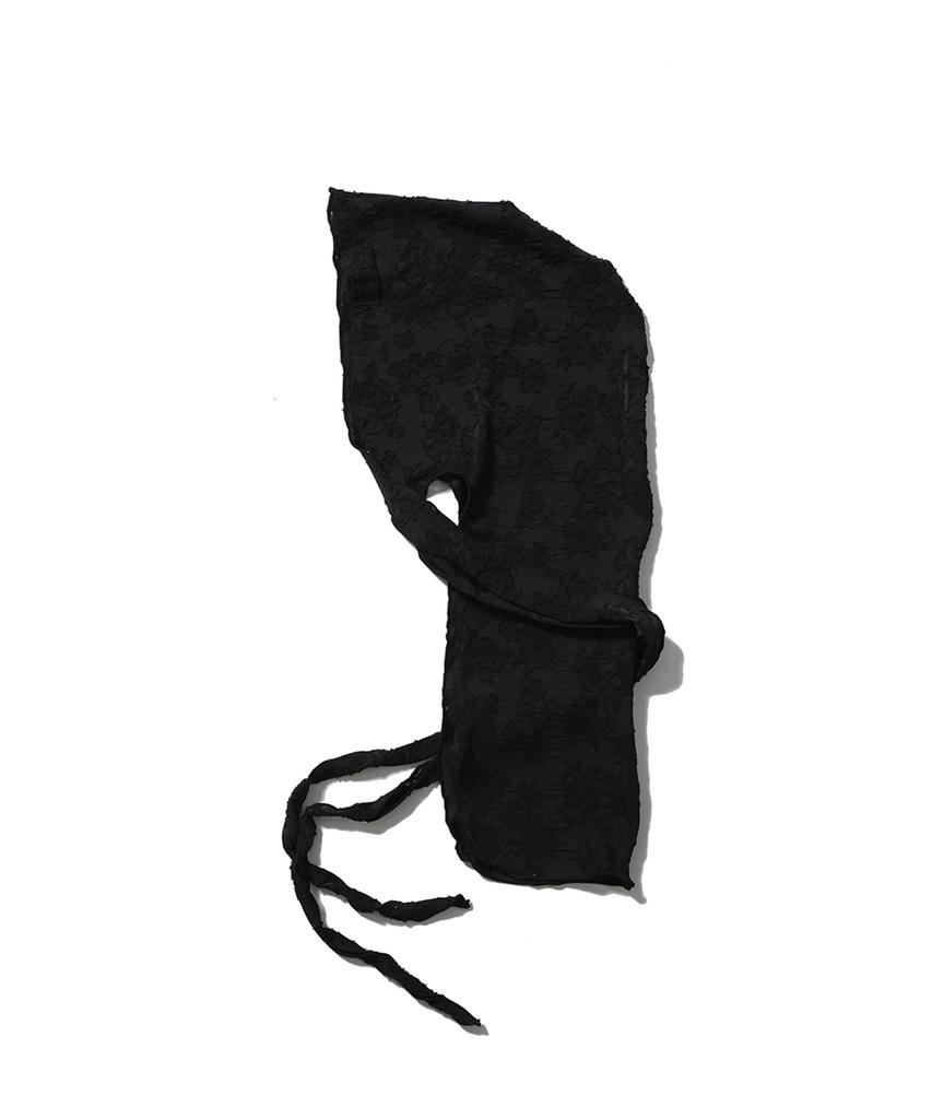 YUNE Lace Wrap Turban_[Black]