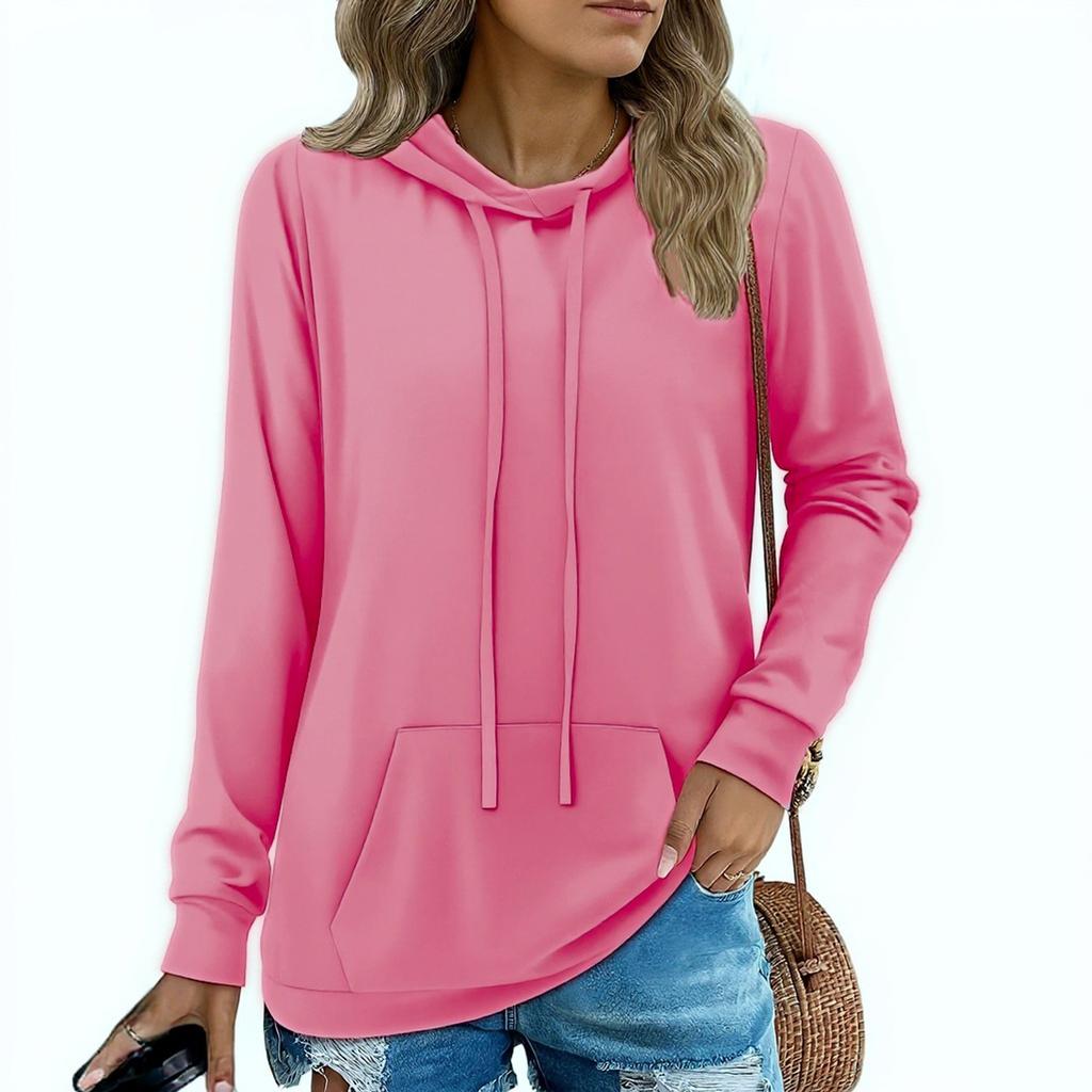 Womens Pullover Hoodies Teen Girls Fashion Hooded Sweatshirt Womans Fall Tunic Top