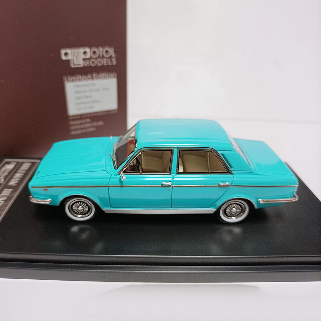 Totol 1:43 Scale Resin Blue Hillman Hunter 1967 Sedan Toys Cars Model Classics Nostalgia Adult Gifts Souvenir Static Display