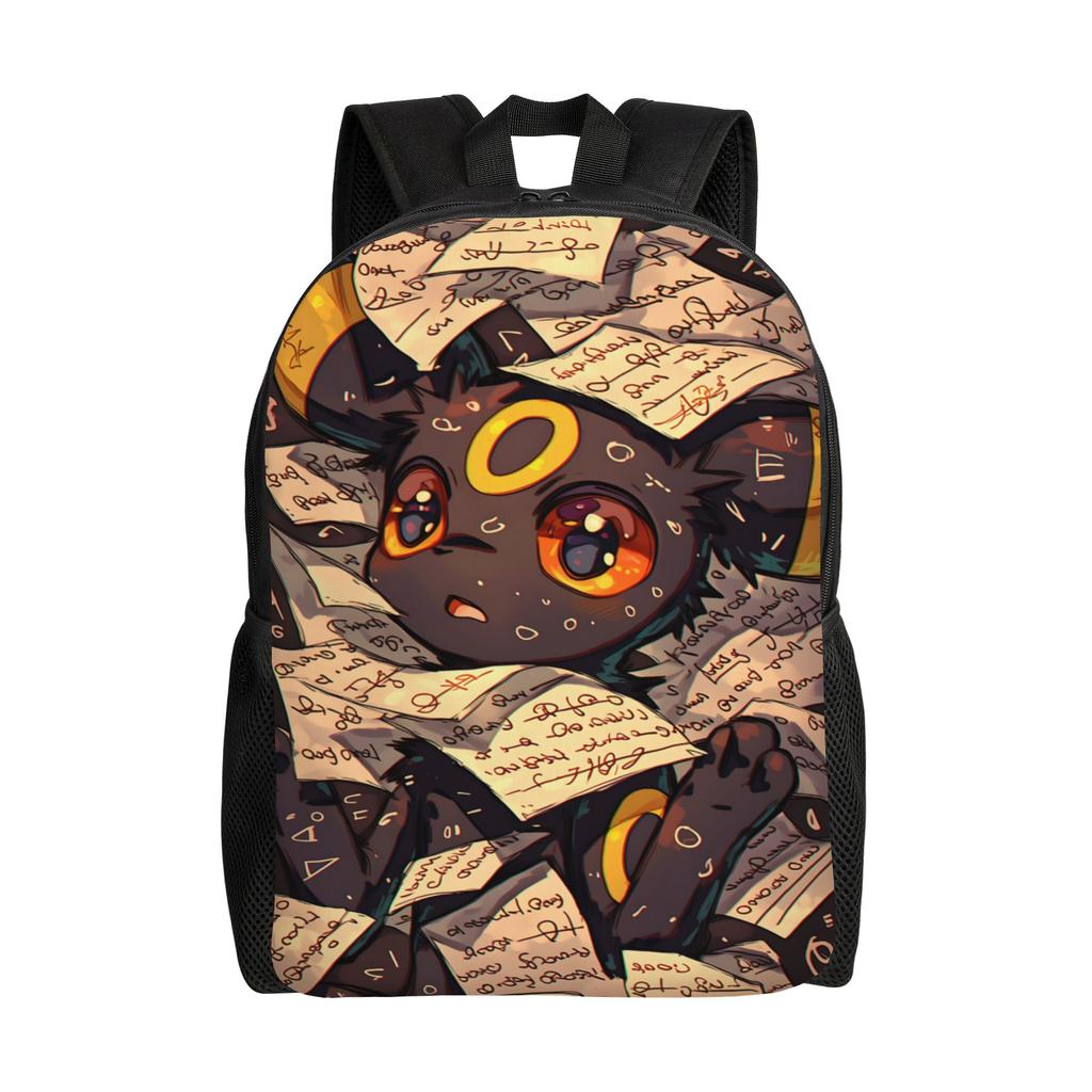 Fashion Backpacks Pokemon Backpack Daypack Eevee Eeveelution Mochila Work Office Retro Washable Rucksack
