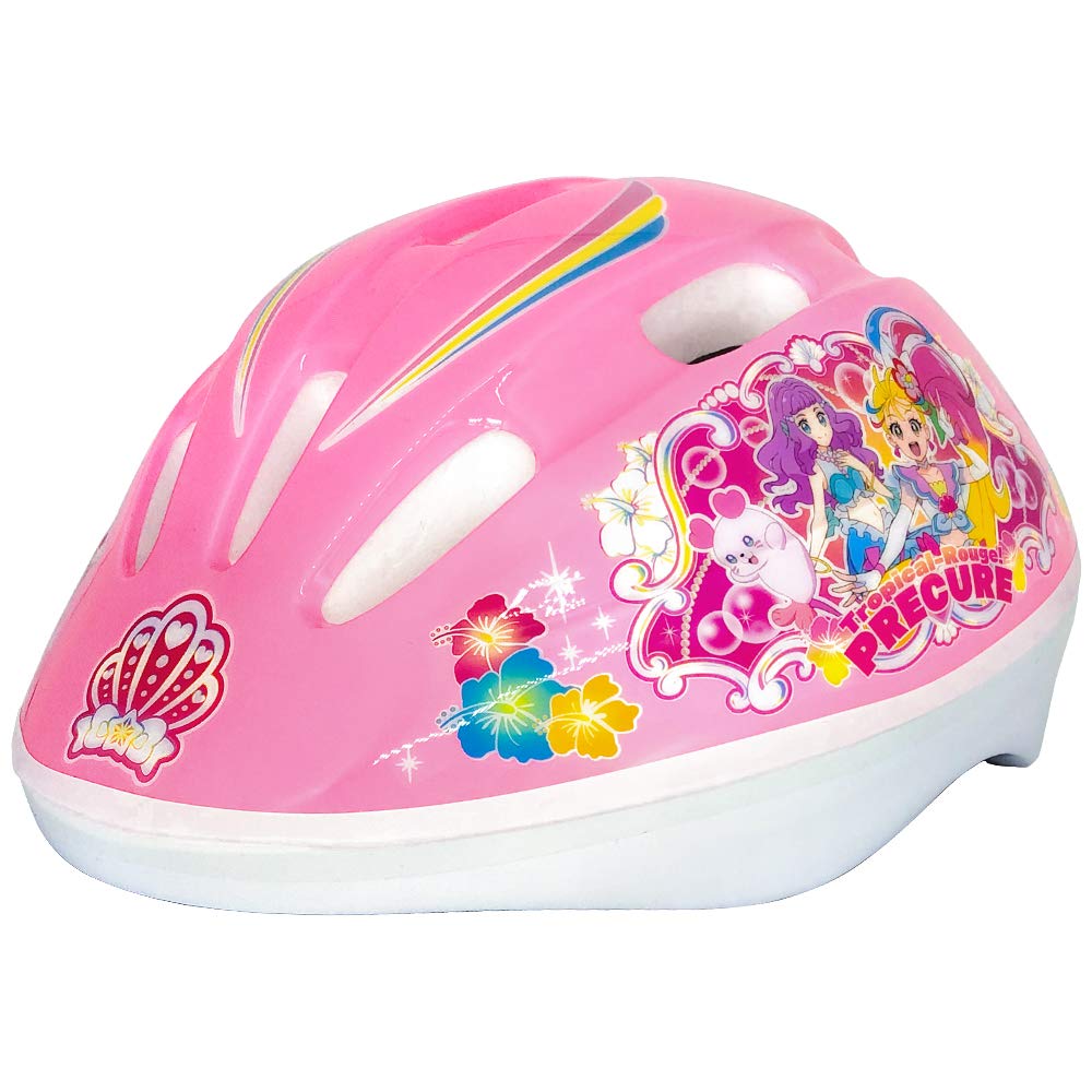 Burjura Tropical-Rouge! PreCure Kids' Bicycle Helmet for Ages 2-6