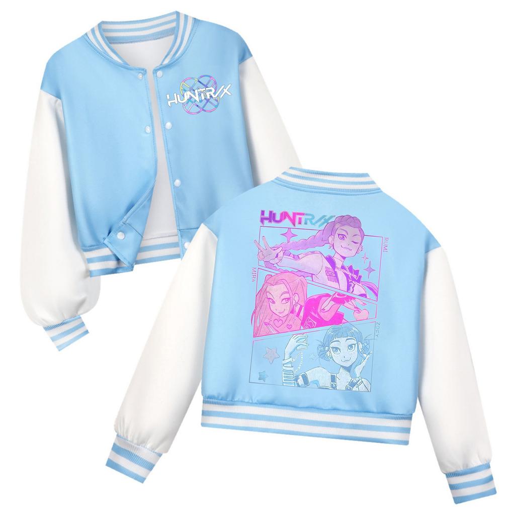 Kinder Mode Lässige Langarm Kapuzenjacke mit Hexen-Gruppen-Print