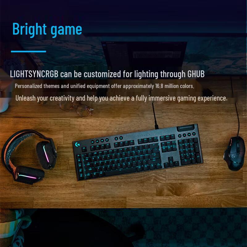 Logitech G915 X Low-Profile Wired RGB Gaming Keyboard