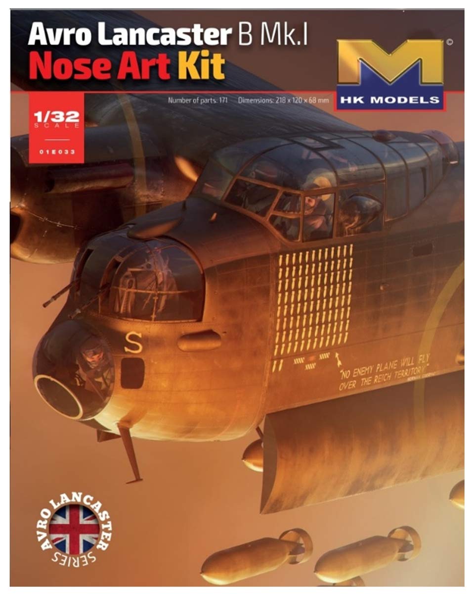 

HK Model 1/32 Avro Lancaster B Mk.I Nose Art Kit Plastic Model 01E033