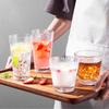 300ml/320ml/330ml Elegant Transparent Hammer Patterned Glass Cup Cocktail Glass High End Whiskey Beer Cups Household Juice Mug