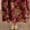 Nuovo Abito Maxi Floreale Vintage Donna Taglie Forti Oversize Ampio Con Cappuccio Manica Lunga Primavera Estate Abito Lungo Basic