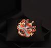 1Pc Classical Elegant Lion Brooch Pin Chinese Aesthetics Retro Personalized Jewelry Accessories Trendy Charm Gift Spread Culture