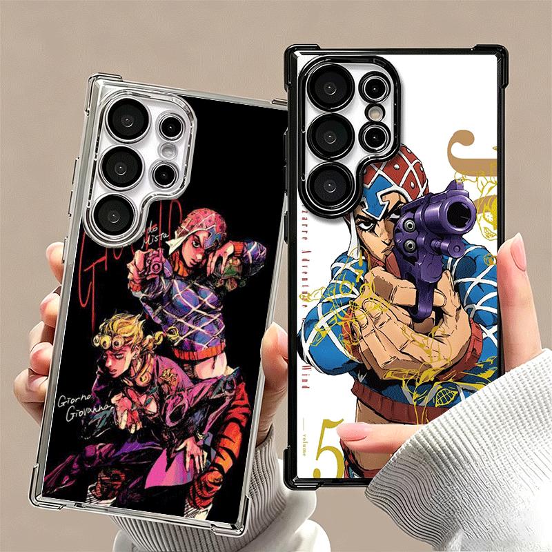 JoJo Abenteuer Guido Mista Weiche Handyhülle Für Samsung Galaxy S26 Ultra S25 Edge S24 FE S23 Plus S22 S21 + S20 Galvanisiert Anti-Fall
