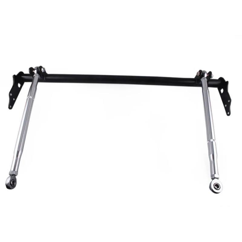 Car Front Traction Control Tie Bar Kit For 1988-1991 Honda Civic / CRX - Black Suspension Performance Accessorie