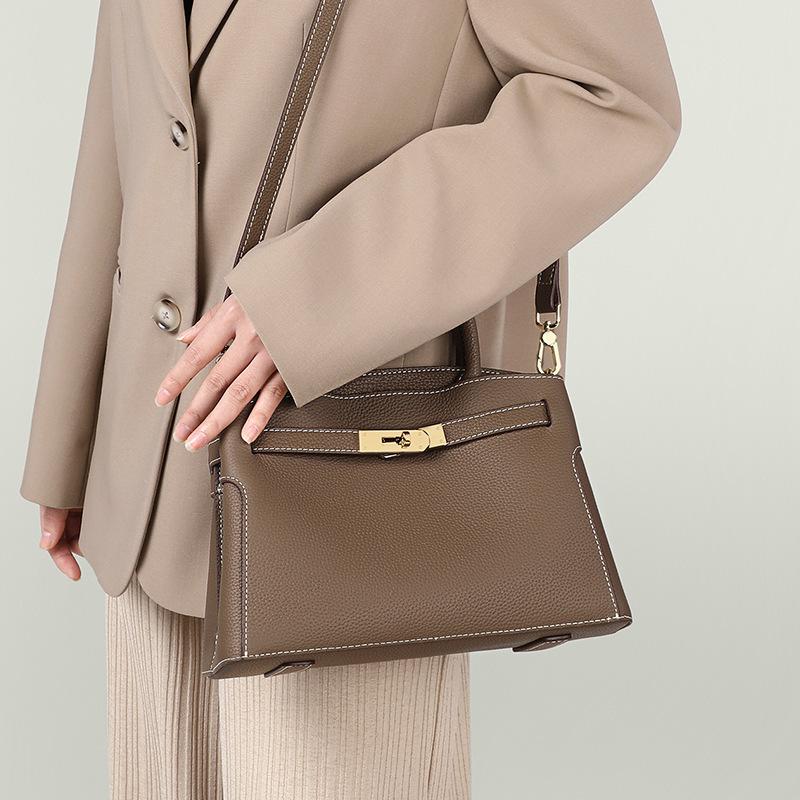 Bolso bandolera de primavera/verano con textura de alta calidad, ligero, de lujo, todo en uno, bolso de hombro pequeño con prepucio para mujer.