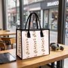 Strawberry Pattern Tote Bag Large Capacity Casual Handbag for Daily Shopping Commute
