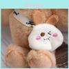 Soft And Cuddly Rabbit Plush Keychain Doll Charming For Romantic Gifts And Collectibles