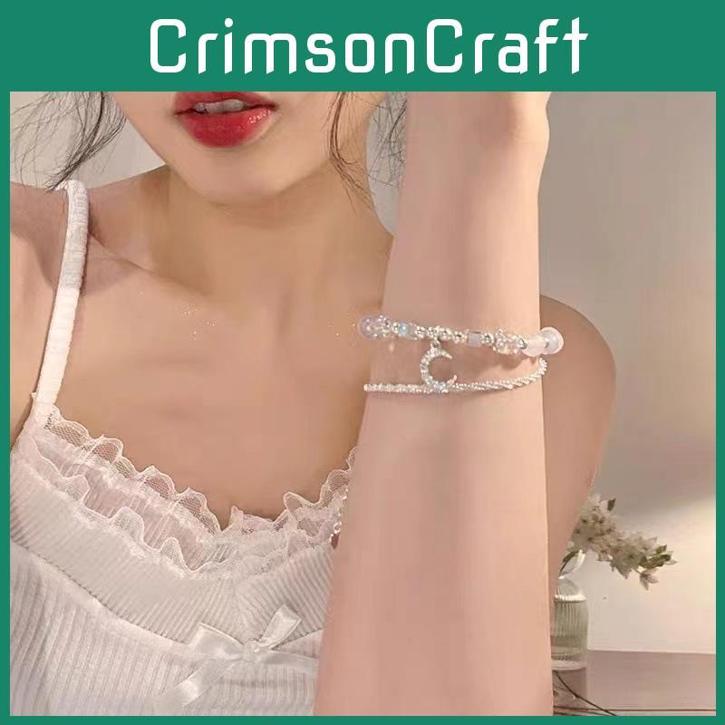 Chic Summer Alloy Bracelets For Women Stylish And High-class Geometric Design