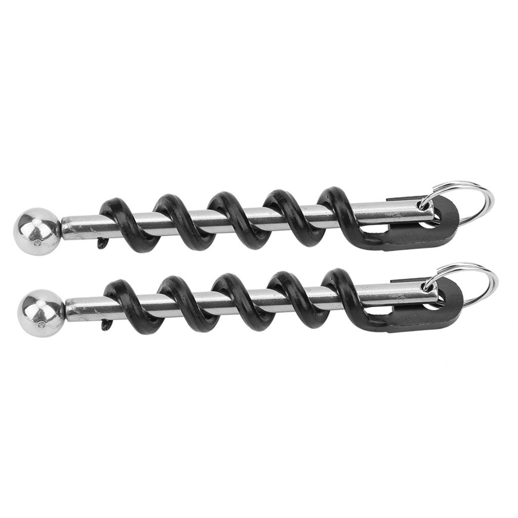 2Pcs Black Portable Stainless Steel Wine Beer Bottle Opener Corkscrew Kitchen Accessories