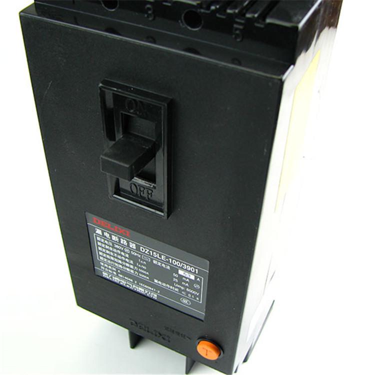 Delixi Economic Residual Current Circuit Breaker DZ15LE-100/3901 63A/100A Low Voltage RCCB