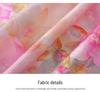 2026 Stylish Embroidered Chiffon Top for Middle-Aged Women - Chinese Style Summer Short-Sleeve T-Shirt