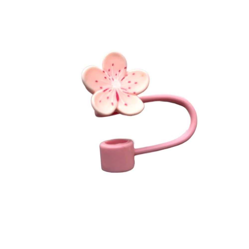 Dust-Proof Straw Topper Flower Straw Tips Lids Portable Straw Tips Covers for Stanley 10mm Straw
