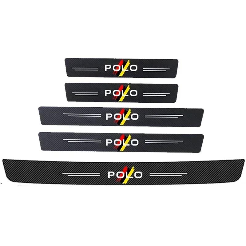 HAT1 Car Sticker Threshold Anti-collision Strip, for Volkswagen VW POLO Anti Scratching, Trunk Bumper Protect Film Accessories